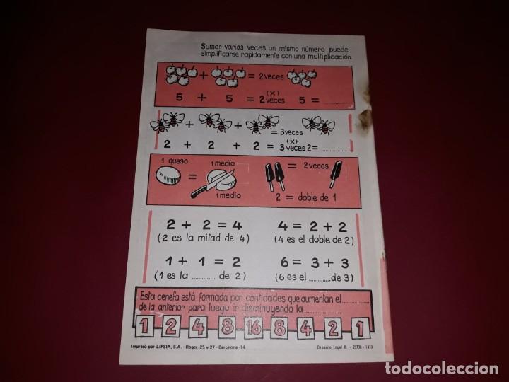 Libros de segunda mano: Cuaderno Paso a Paso Sumar 4 Editorial Salvatella 1970 - Foto 5
