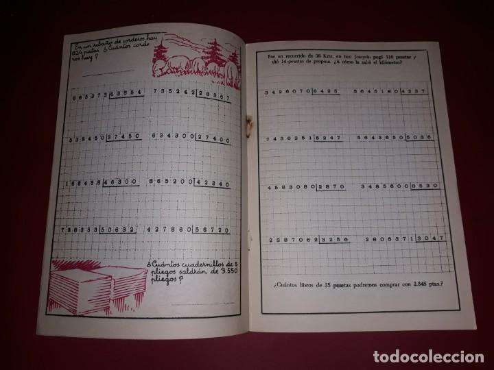 Libros de segunda mano: Cuaderno Paso a Paso Dividir 4 Editorial Salvatella 1975 - Foto 3