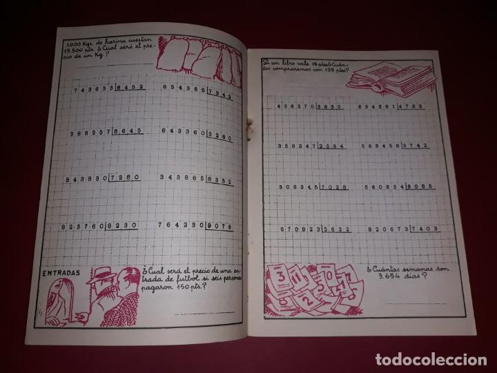 Libros de segunda mano: Cuaderno Paso a Paso Dividir 4 Editorial Salvatella 1975 - Foto 4