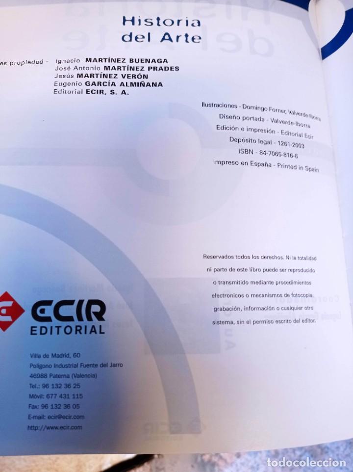 Libros de segunda mano: HISTORIA DEL ARTE EDIT. ECIR 1 BACHILLER - Foto 3