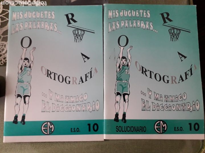 Libros de segunda mano: LIBRO DE ORTOGRAFIA PARA E.S.O. Y LIBRO DE SOLUCIONES. MIS JUGUETES LAS PALABRAS Y MI AMIGO EL DICCI