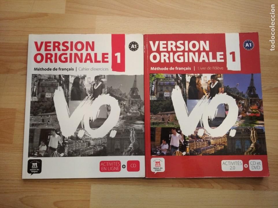 Libros de segunda mano: Version originale. M&eacute;thode de fran&ccedil;ais 1. 2 vol&uacute;menes - Foto 1