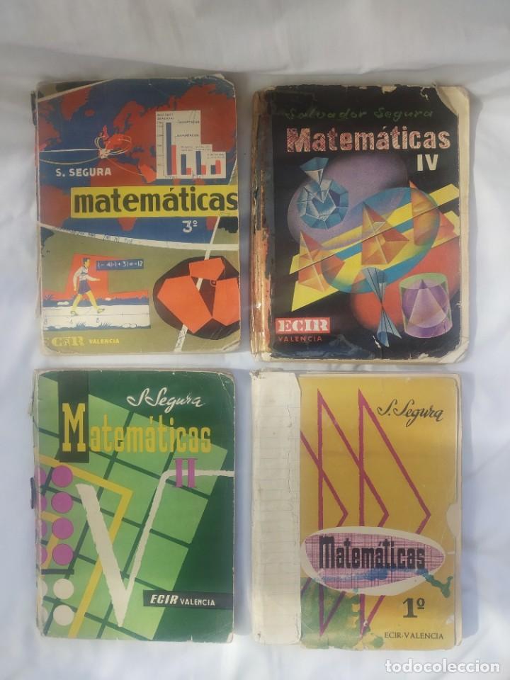 Libros de segunda mano: LIBROS MATEM&Aacute;TICAS 1 - 2 - 3 Y 4 CON PROGRAMA - ECIR - *R - Foto 1