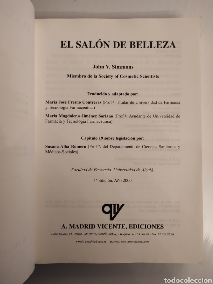 Libros de segunda mano: El sal&oacute;n de belleza. John V. Simmons - Foto 3