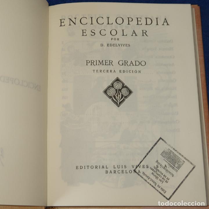 Libros de segunda mano: Enciclopedia Primer Grado - Facsimil del original de 1934 - Edelvives (2000) - Foto 3