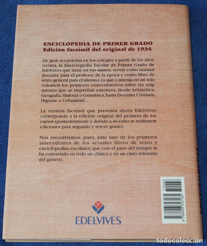Libros de segunda mano: Enciclopedia Primer Grado - Facsimil del original de 1934 - Edelvives (2000) - Foto 11