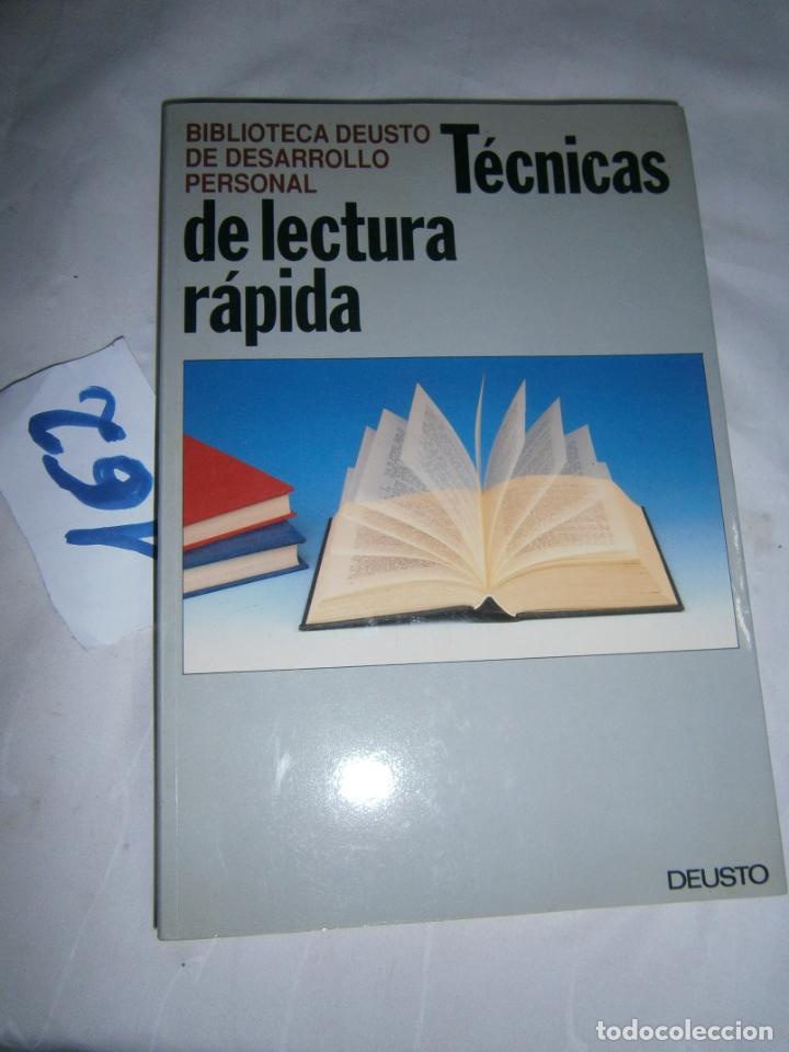 Libros de segunda mano: ANTIGUO LIBRO DE TEXTO - TECNICAS DE LECTURA RAPIDA - Foto 1