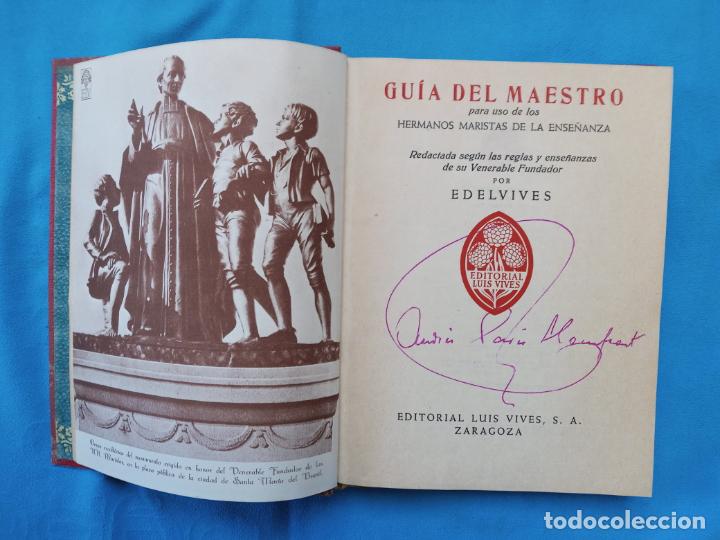 Libros de segunda mano: Gu&iacute;a del maestro. -1942 - Foto 1