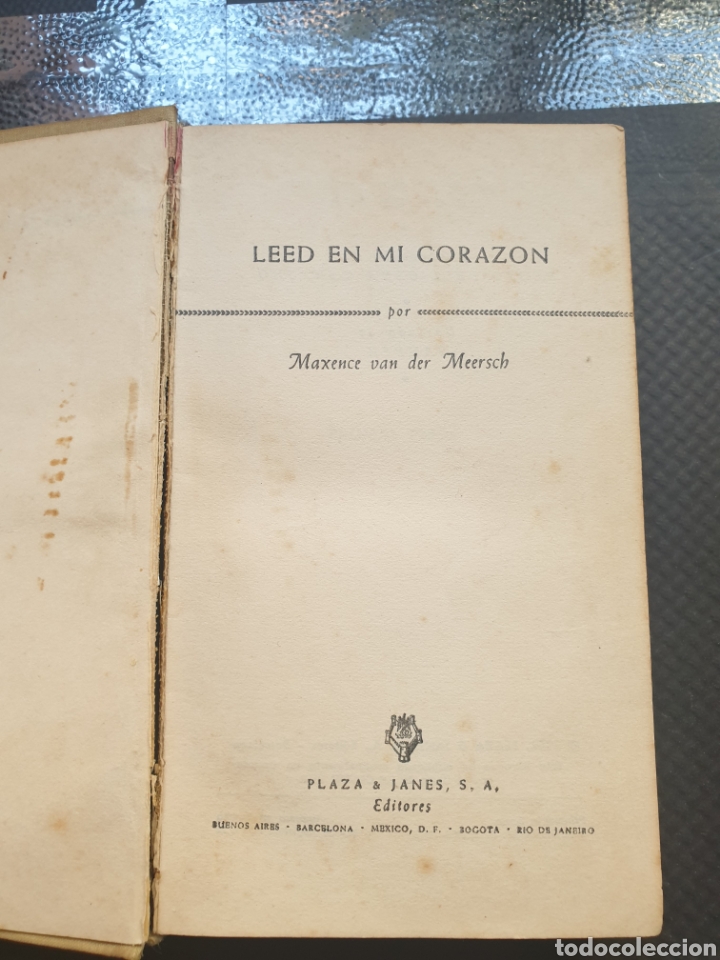 Libros de segunda mano: Leed en mi coraz&oacute;n - Foto 3