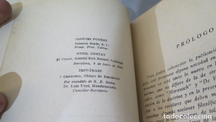 Libros de segunda mano: 1948.- TEOR&Iacute;A DEL CONOCIMIENTO Y ONTOLOG&Iacute;A. VILACREUS. CON PROGRAMA. LUMEN - Foto 2