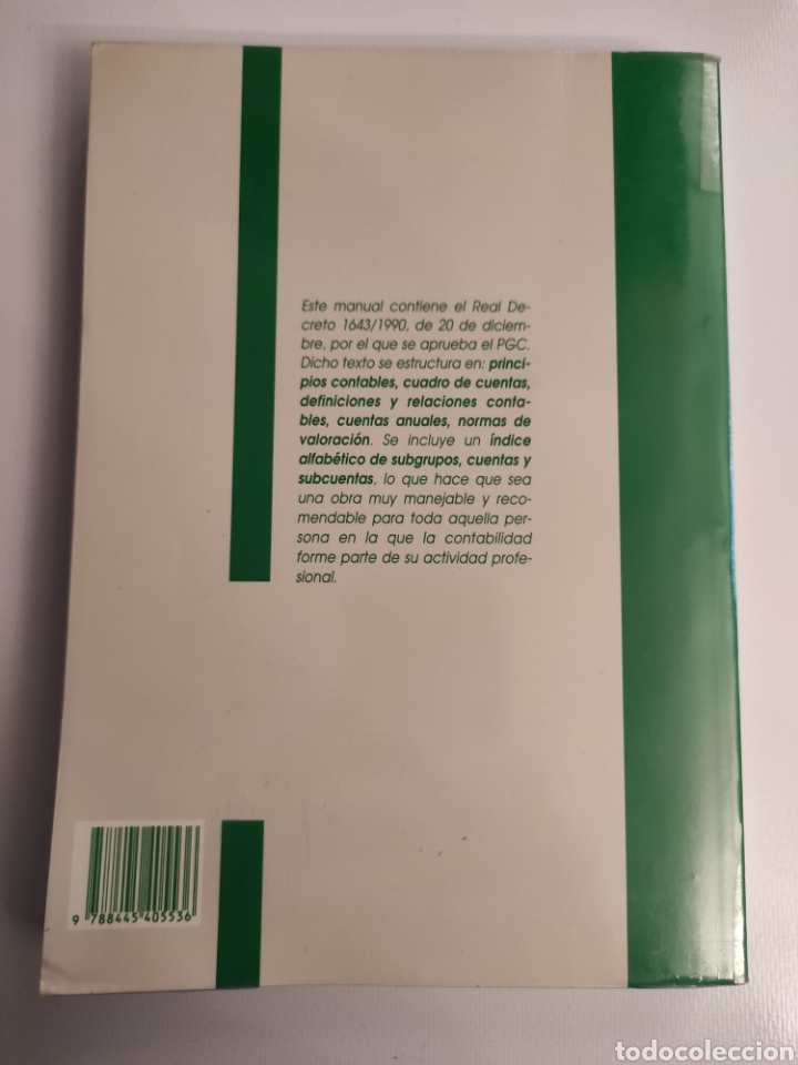 Libros de segunda mano: Plan general de contabilidad (CEF 1995) - Foto 2