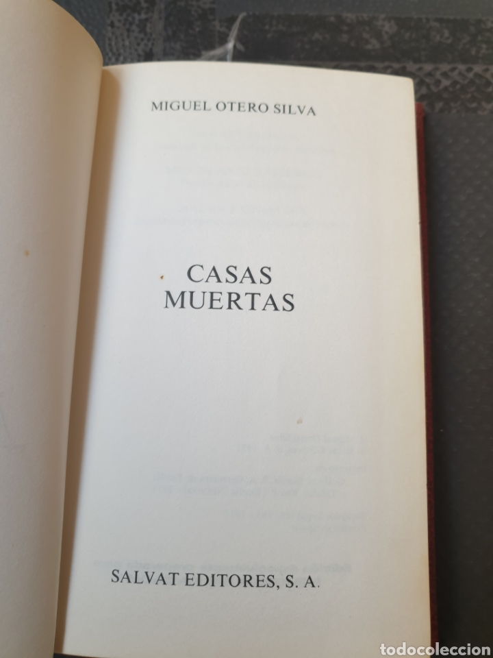 Libros de segunda mano: Casas muertas - Miguel otero silva - Foto 4