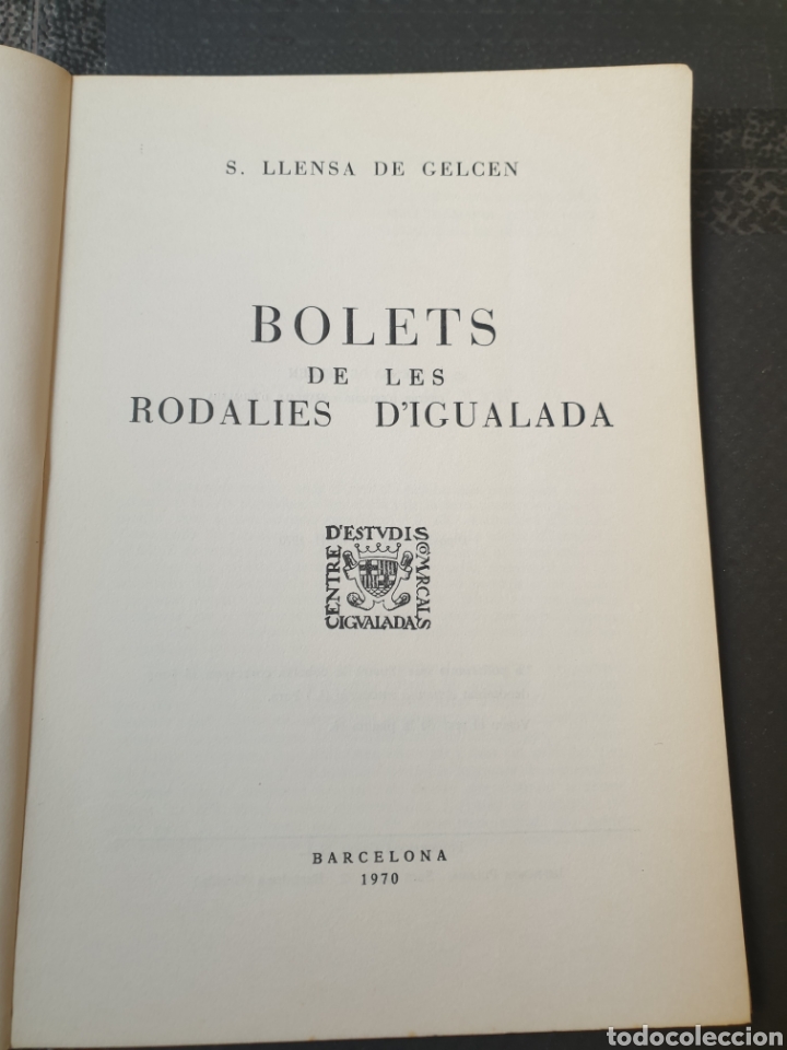 Libros de segunda mano: Bolets de les rodalies d igualada - Foto 5