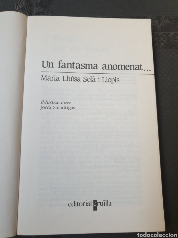 Libros de segunda mano: Un fantasma anomenat - Foto 5
