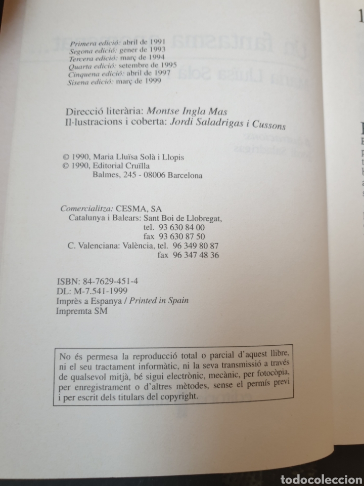 Libros de segunda mano: Un fantasma anomenat - Foto 6