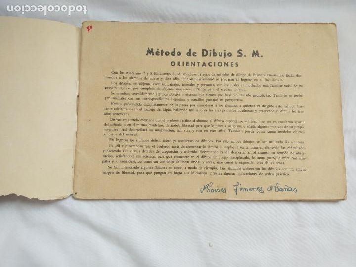 Libros de segunda mano: DIBUJO S. M. 8 - A. IBARRA - 1961 - Foto 3