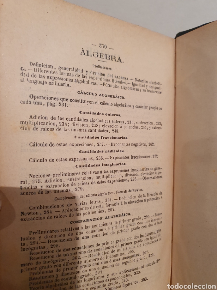 Libros de segunda mano: ELEMENTOS DE MATEMATICAS. 1908. D. ACISCLO F. VALLIN. MADRID. - Foto 4