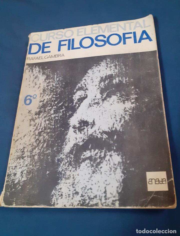 Libros de segunda mano: Libro Elementos de filosofia 6&ordm;curso - Foto 1