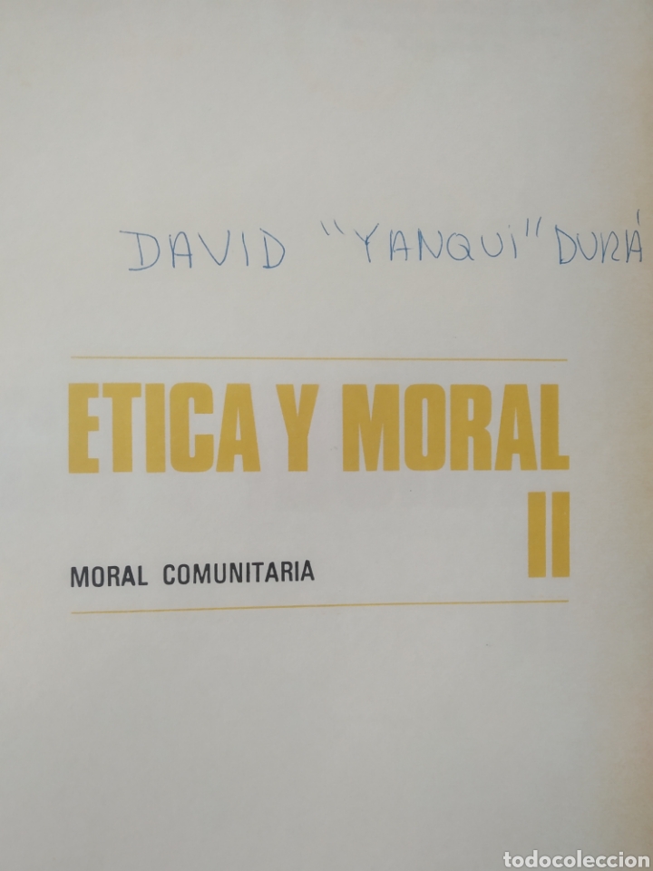 Libros de segunda mano: &Eacute;TICA Y MORAL II. EDITORIAL BRU&Ntilde;O. - Foto 3