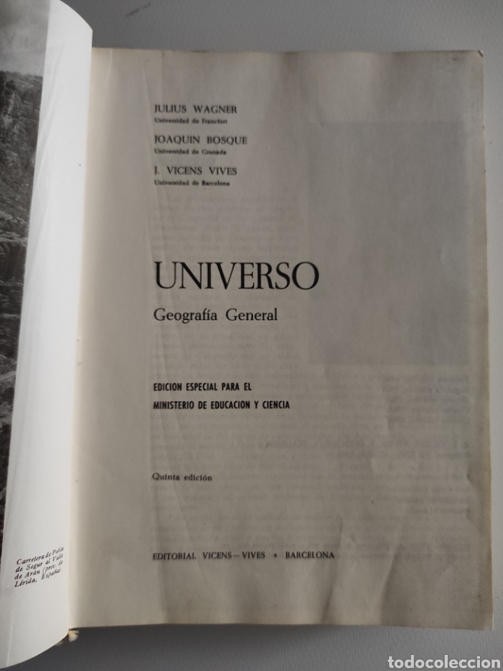 Libros de segunda mano: Geograf&iacute;a universal (1966). Wagner, Bosque y Vives - Foto 4