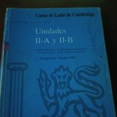 Libros de segunda mano: CURSO DE LATIN DE CAMBRIDGE. UNIDADES 2A Y 2B. Lote 254912415