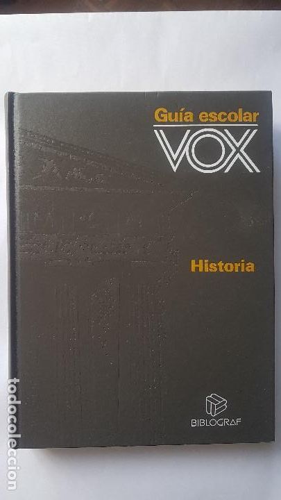 Libros de segunda mano: GUIA ESCOLAR VOX - HISTORIA - EDITORIAL BIBLOGRAF - Foto 1