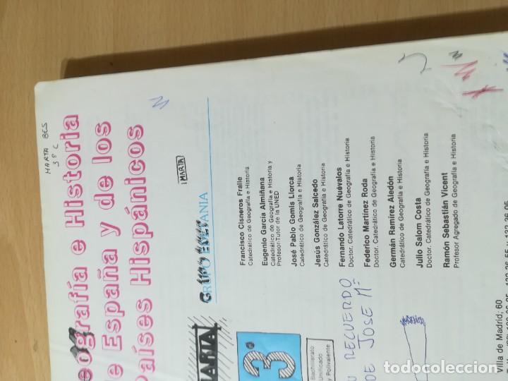 Libros de segunda mano: GEOGRAFIA E HISTORIA DE ESPA&Ntilde;A / 3 BUP / ECIR / AG69 - Foto 4