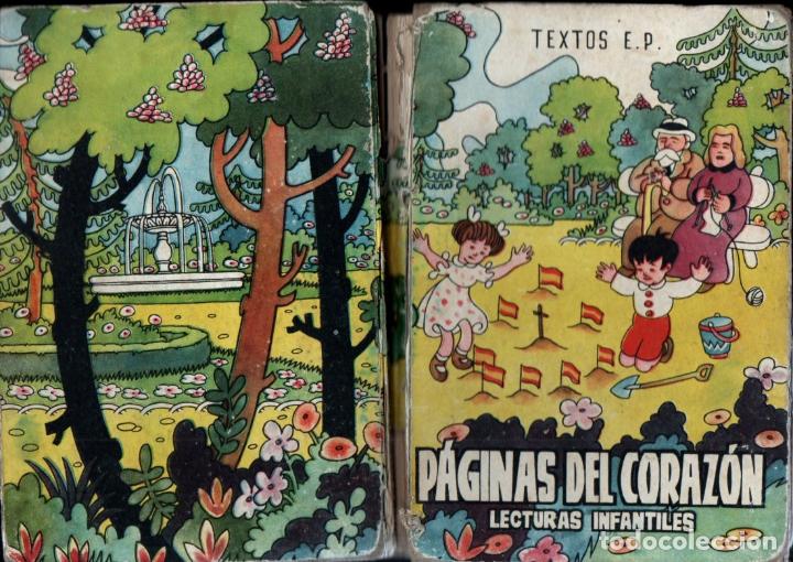 Libros de segunda mano: P&Aacute;GINAS DEL CORAZ&Oacute;N LECTURAS INFANTILES (TEXTOS E. P., S.F.) - Foto 1