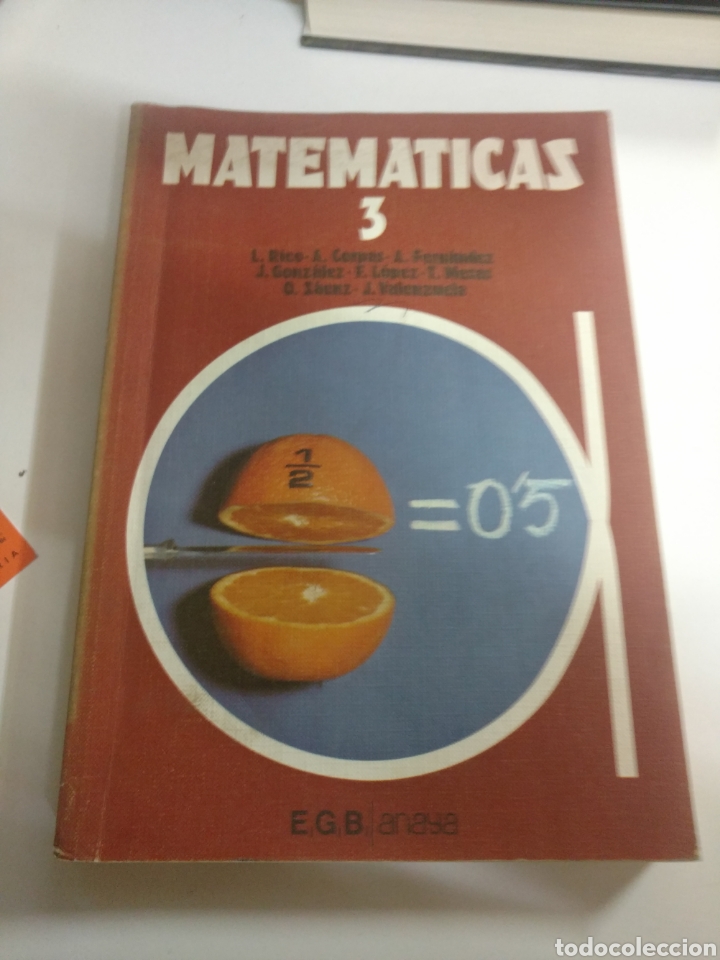 Libros de segunda mano: MATEM&Aacute;TICAS 3 E.G.B. ANAYA 1978 - Foto 1