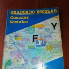 Libros de segunda mano: LIBRO TEXTO GRADUADO ESCOLAR CIENCIAS SOCIALES EDUCACION PARA ADULTOS SANTILLANA 1986. Lote 257997620