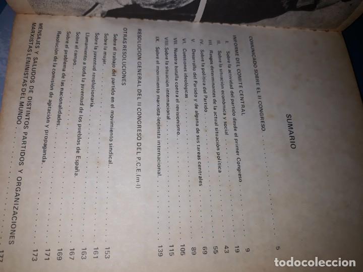 Libros de segunda mano: Documentos del segundo congreso del PCE - Foto 3
