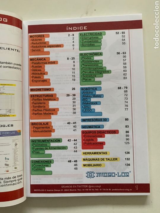 Libros de segunda mano: Micro Log: Libro de consulta de material did&aacute;ctico de Tecnolog&iacute;a y Rob&oacute;tica, 2016/2017. - Foto 2