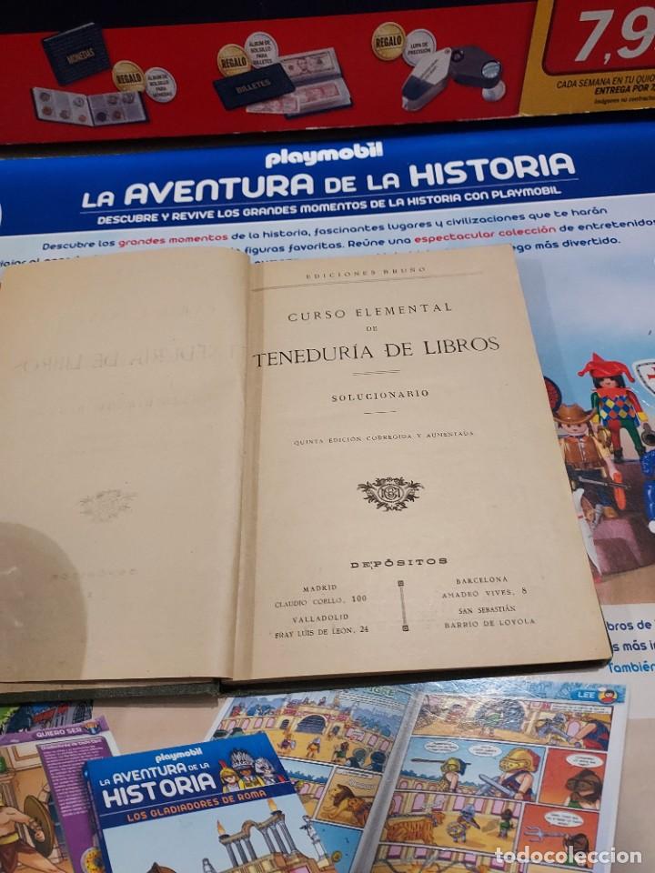 Libros de segunda mano: ANTIGUO LIBRO..&rdquo;&rdquo;CURSO ELEMENTAL DE TENEDURIA DE LIBROS&rdquo;&rdquo;..SOLUCIONARIO...EDICIONES BRU&Ntilde;O...1942.. - Foto 3