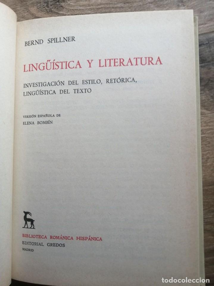 Libros de segunda mano: Literatura y ling&uuml;&iacute;stica - Foto 3