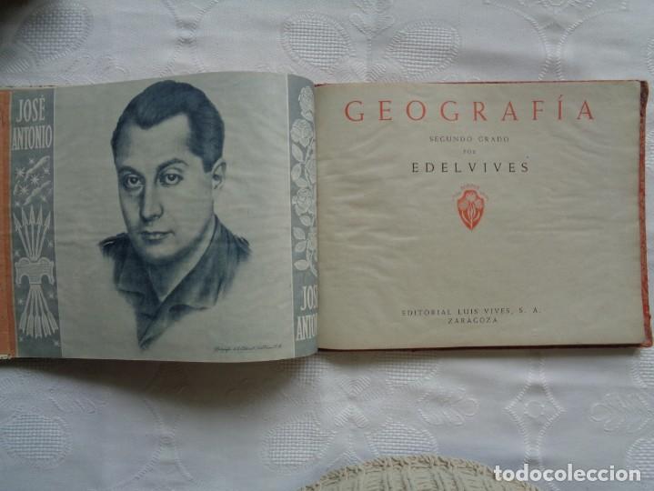 Libros de segunda mano: EDELVIVES. GEOGRAF&Iacute;A. SEGUNDO GRADO. 1942 - Foto 2