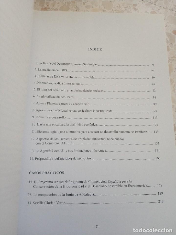 Libros de segunda mano: DESARROLLO HUMANO SOSTENIBLE - Foto 2