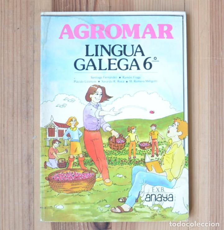Libros de segunda mano: LINGUA GALEGA 6&ordm; E.X.B. AGROMAR Anaya 1983 - Foto 1
