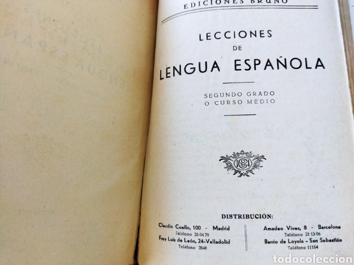 Libros de segunda mano: Libro Gram&aacute;tica Espa&ntilde;ola .Segundo Grado .1953 - Foto 4