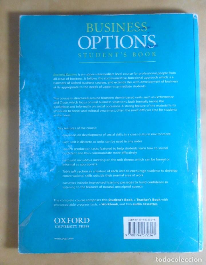 Libros de segunda mano: BUSINESS OPTIONS - STUDENT S BOOK - ADRIAN WALLWORK - OXFORD - Foto 2
