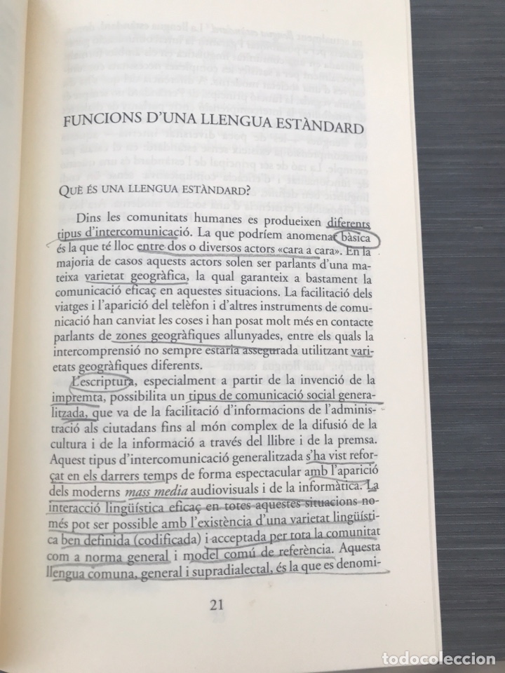 Libros de segunda mano: LLENGUA ESTANDARD I VARIACIO LINGUISTICA - GABRIEL BIBILONI (CONTEXTOS 3 I 4) - Foto 2