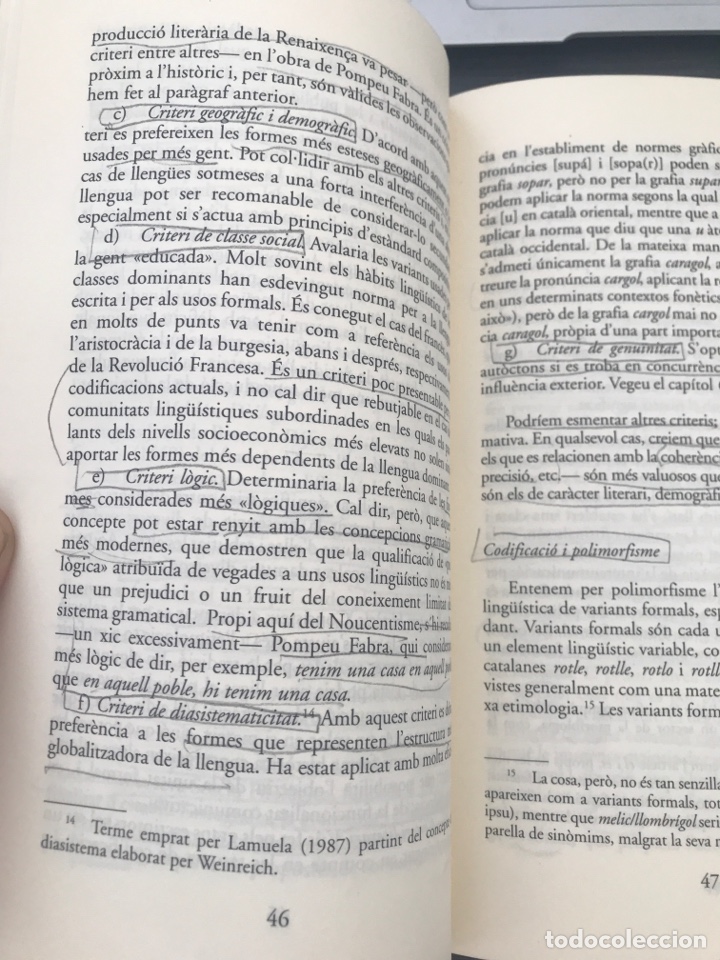 Libros de segunda mano: LLENGUA ESTANDARD I VARIACIO LINGUISTICA - GABRIEL BIBILONI (CONTEXTOS 3 I 4) - Foto 5