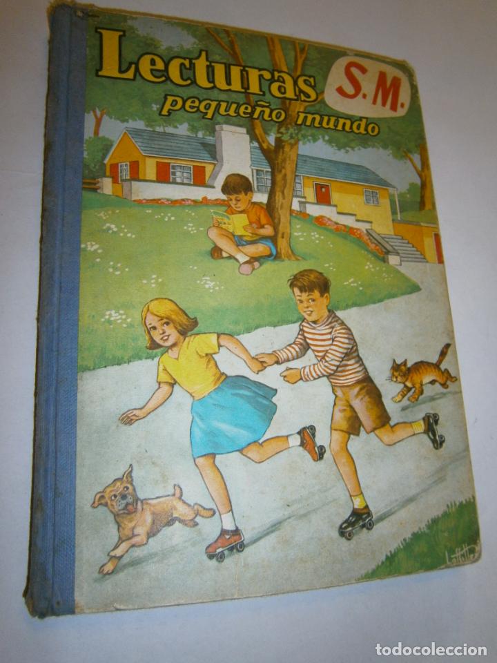 Libros de segunda mano: ANTIGUO LIBRO DE TEXTO - LECTURAS - PEQUE&Ntilde;O MUNDO - Foto 1