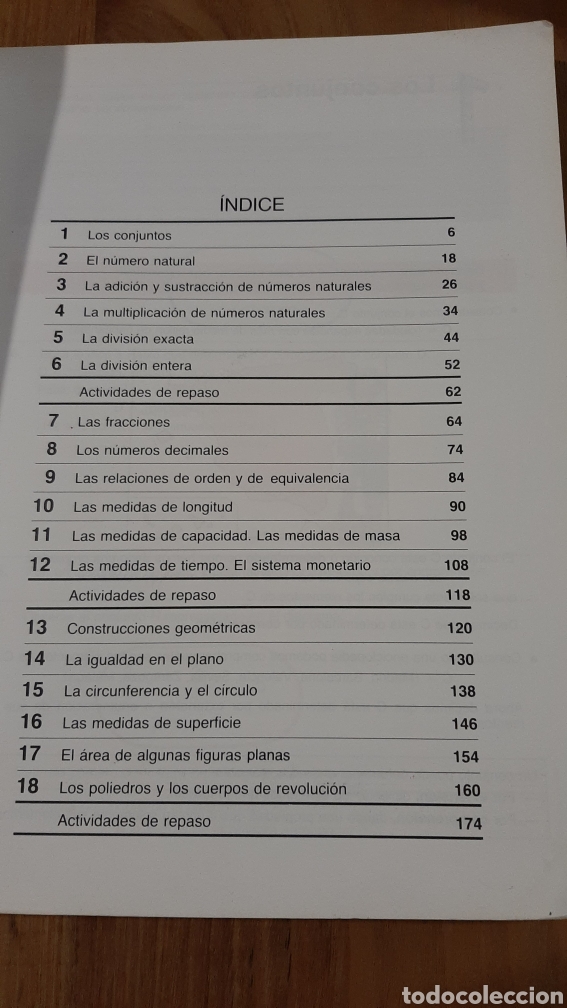 Libros de segunda mano: 5 EGB MATEM&Aacute;TICAS SM ALERCE CICLO MEDIO 1986 - Foto 2