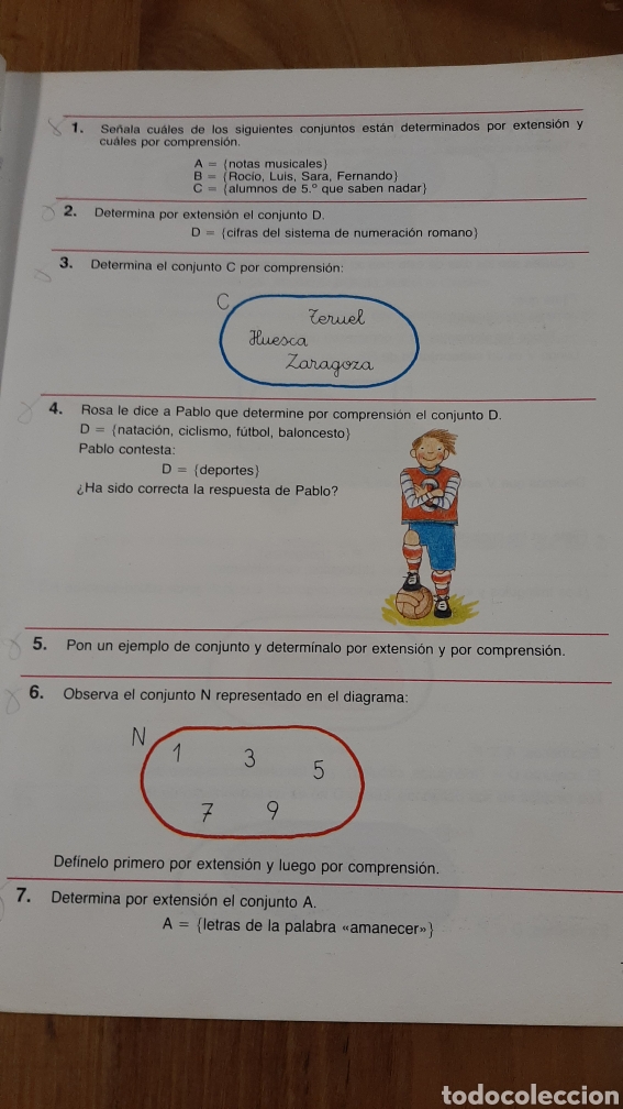 Libros de segunda mano: 5 EGB MATEM&Aacute;TICAS SM ALERCE CICLO MEDIO 1986 - Foto 3