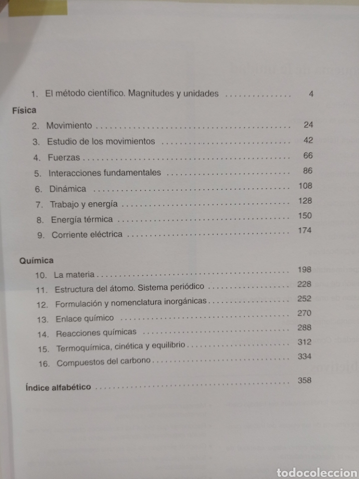 Libros de segunda mano: F&iacute;sica y qu&iacute;mica. Edebe. Bachillerato. - Foto 4