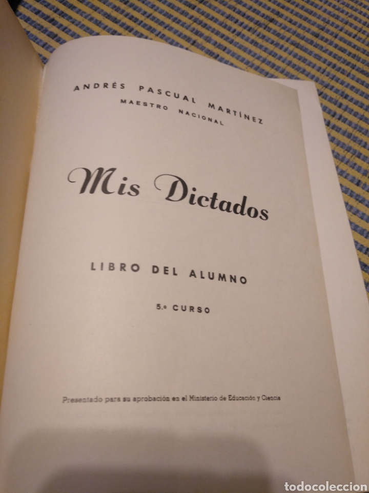 Libros de segunda mano: Mis dictados. A. Pascual. 1974 - Foto 2