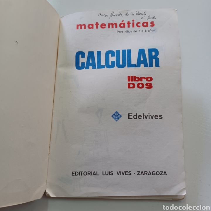 Libros de segunda mano: CALCULAR - MATEMATICAS LIBRO DOS 1966 EDELVIVES - Foto 2