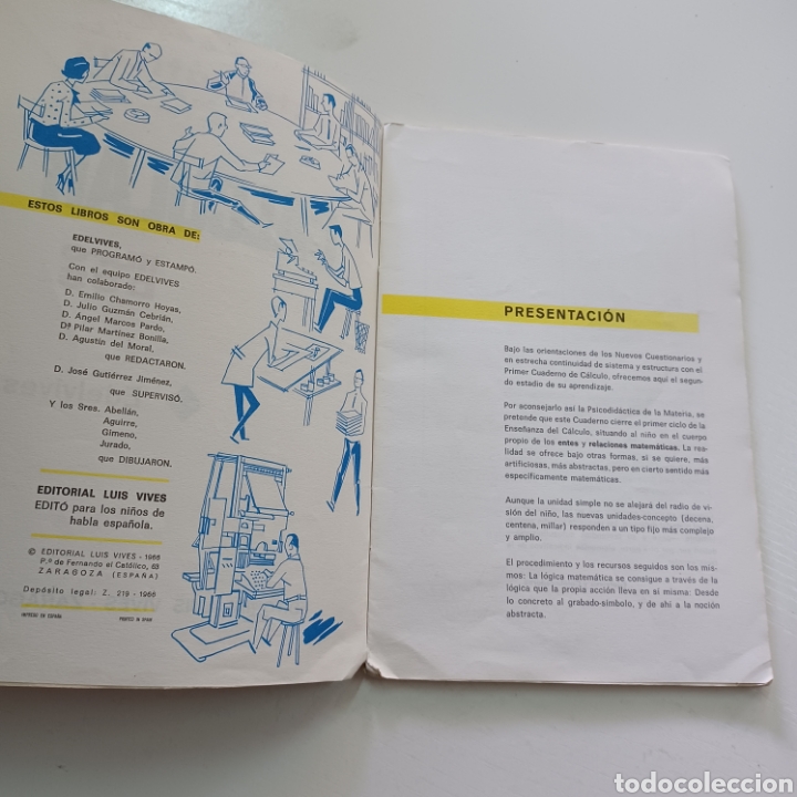 Libros de segunda mano: CALCULAR - MATEMATICAS LIBRO DOS 1966 EDELVIVES - Foto 3