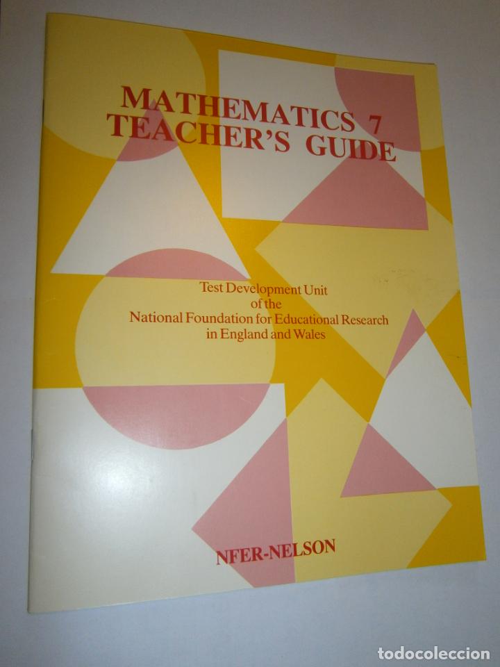 Libros de segunda mano: ANTIGUO LIBRO DE TEXTO - MATEMATICAS EN INGLES - GUIA DEL PROFESOR - Foto 1