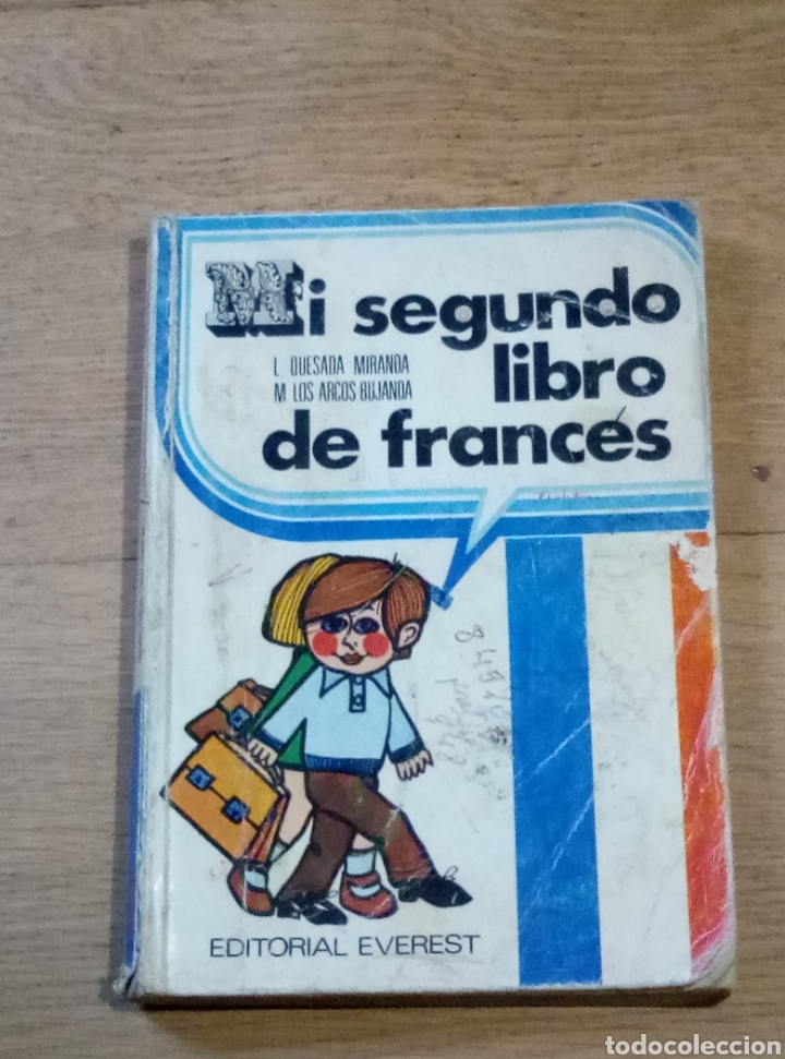 Libros de segunda mano: Mi segundo libro de franc&eacute;s 1974 editorial Everest - Foto 1